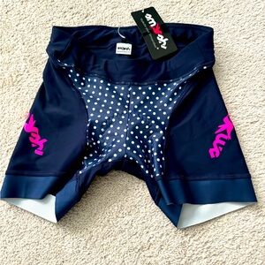 Medium womens Smashfest Queen triathlon shorts NWT
